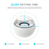 Led Lighting Baby Sleep Aid Display Speaker USB Sound Speaker Mini Portable Speaker Children's Present Bedside Lamp