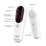 Convenient Air Quality Detector Gas Formaldehyde Tvoc Household Environmental Tester LED Display Intelligent Alarm Detector OEM