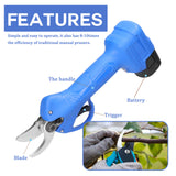 16.8V Cordless Pruner Brushless Motor Electric Pruning Shear 25mm Efficient Fruit Tree Bonsai Pruning Branche Cutter Landscaping