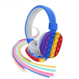 Hot New Decompression 5.0 Goston Stereo Headset Creative Silicone Pop Its Bubble Fidget Toys  Large Fashion Fidget Toy for Kid