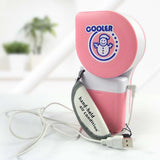 Comfortable sleep Cooler Fan Snowman Palm Air Conditioner Mini Fan Usb Battery Aromatherapy Mosquito Free Durable Portable