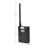 Stereo Radio Portable Quick FM Transmitter Durable Practical 3.5mm Aux Support TF Card Broadcast Adapter Low-power For MP3 PC CD