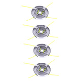 3X Alloy Head Metal Trimmer Head ,Brush Cutter Replacement Parts Bump Feed Head For Brush Cutter Grass Trimmer