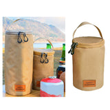 Cooking Gas Cylinder Cover Outdoor Camping Lantern Storage Protective Pouch Canister Fuel Cylinder Storage Bag
