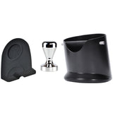 51Mm Coffee Tamper Mat Silicone Rubber Tampering Corner Mat Coffee Maker &amp; Coffee Knocker Box Non-Slip Coffee Grinding Trash Can