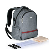 Diaper Bag Baby Nappy Bag Mummy Daddy Backpack Large Capacity  Casual Laptop Bag Rechargeable Holder for Bottle M BA033