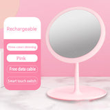 5 Times Magnifying Glass Multi Function Makeup Mirror LED Touch Luminous Makeup Table Mirror Portable LED Makeup Mirror