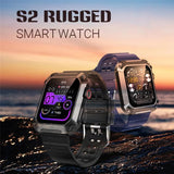 Smart Watch S2 Bluetooth Call Heart Rate Blood Oxygen Monitoring Fitness Tracker Bracelet Men Outdoor Sport Smartwatch