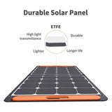 100W USB Outdoor Solar Panel Bag Portable Solar Power Recharger Mobilephone Folding Removable Solar Panels Recharging Tool