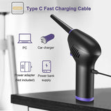 15000MAh Rpm Cordless Air Duster Compressed Air Blower Cleaning Tool Rechargeable Cleaner Blower For Computer Camera