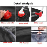 20L Water Bag Portable Solar Heated Shower Bag Outdoor Bathing Bag for Camping Hiking Bbq Water Storage Water Bag Sun Compact