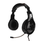 USB Wired Game Headset Noise Cancelling Stereo Headphone with Microphone LED Light for PS4 for PS5 for Xbox for PC