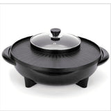 Krf042531 Double Happiness Pot Roasting One Electric Cooker Non-stick Hot Pot Smoke Free Washable Electric Pot