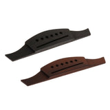 Durable 6 Holes Wooden Guitars Bridge Musical Instrument Guitar Parts Accessory