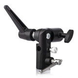 Flash Bracket H-Type Swivel Umbrella Holder Adapter Adjustable 1/4" 3/8" for Flash Light Stand Mount Umbrella Softbox