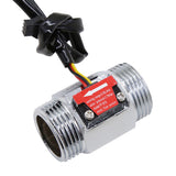 B10 G1" 1inch Water Diesel Brass Hall Effect Turbine Water Flow Sensor Turbine Flowmeter 2-50L/min