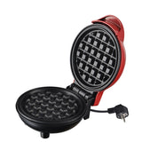 220V Mini Waffle Maker EU UK Plug 110V Mini Waffle Pot Electric Waffle Maker Breakfast Waffle Machine Egg Cake Oven