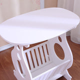 New coffee table/modern minimalist small round table Magazine table living room oval table Leisure storage coffee table