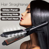 Steam Hair Straightener Four-gear Temperature Adjustable Hair Curler Flat Iron Ceramic Electric Hot Comb for Straightening Comb