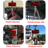 Crane Scale 1000KG 1 Ton 2000 lb Digital Scales 500kg/1000lb LCD High Accurate Industrial Heavy Duty Hook Hanging Scales Balance