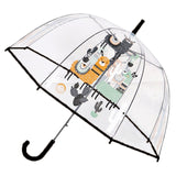 Kids Umbrella Unicorn Transparent Umbrellas Children Laser Umbrella Cute Cartoon Alpaca Girl Umbrellas Sakura Dropshipping