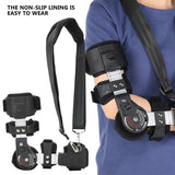 Adjustable Hinged Elbow Brace Adjustable Elbow Stabilizer Splint for Post Op Elbow Fracture for Surgery Recovery Ligament