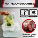 For Sous Vide Rack And 11L Sous Vide Cooker Containers Sets Detachable Dividers Separator For Immersion Circulators