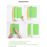 Portable A4 Sliding Paper Cutter 12.6 Inch Cut Length Paper Trimmer Scrapbooking Tool Cutting Mat Machine for Office Supplies