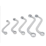 5 Piece Double Ended Ring Metric Wrench Set S-type or Half Moon Spanner
