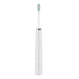 Portable IPX7 Waterproof Rechargeable Sonic Wave Electric Toothbrush 5 Gear Adjustable USB Charging Tooth Brush+Toothbrush Head
