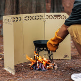 Detachable Camping Pot Support Outdoor Pot Bracket AntiSlip Stainless Steel Rack for Pot and Pan Outdoor Cooking Accessroy