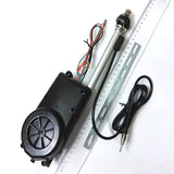 1PC Telescopic Car Antenna 5 Sections Electric Signal Radio Antennas Remote Control Automatic Aerial Stereo Mast Booster