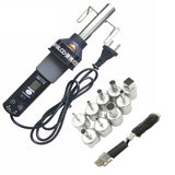Eu Plug,Gj-8018Lcd 220V 450W Degree Adjustable Electronic Heat Hot Air Desoldering Soldering Station+Electric Soldering Iron
