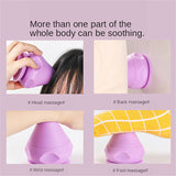 Silicon Massage Ball With Suction Cup For Psoas Thoracic Spine Upper Back Neck Scapula Foot Yoga Muscle Relax Massage Apparatu