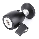 Mini Ball Head Q39 360 Degree Rotating Panoramic Aluminum Tripod Head with 1/4 inch Screw Hole for DSLR Camera Camcorder