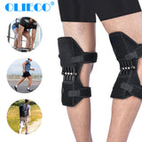 OLIECO Knee Joint Protection Booster Spring Rebound Power Lift Joint Support Proffessional Sports Knee Leg Pads 1PCS or 1 Pair