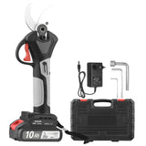 21V Brushless Cordless Electric Pruning Shears Rechargeable 2.0A Lithium Battery Powered Tree Branch Pruner Garden Clippers