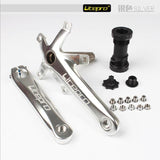 Litepro LP Aluminum Alloy Foldable Bike Crank 170 Mm  BCD 130mm  Folding Bike Crankset Tooth Plate Bike Crankset Mtb Parts