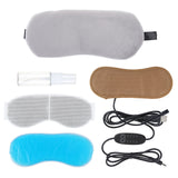 Heated Eye Mask for Sleeping USB Reduce Dark Circle Hot Cool Mask Warm Steam Eye Mask Electric Temperature Heating Eye Care