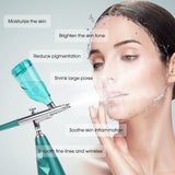 Portable Airbrush Makeup Compressor Face Water Oxygen Sprayer Injector Facial Paint Skin Rejuvenation Wireless Oxygen Infusion