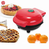 220V Mini Waffle Maker EU UK Plug 110V Mini Waffle Pot Electric Waffle Maker Breakfast Waffle Machine Egg Cake Oven
