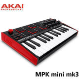 Akai professional MPK Mini MK3 MKIII 25 key ultra portable USB MIDI drum pad and keyboard controller