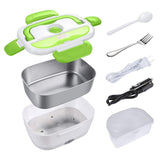 Electric Lunch Box for Car,Home,Office-Portable Food Warmer Heater Lunch Box with Stainless Steel Container US Plug