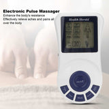 Electronic Pulse Massager Voice Prompt Pain Relief Digital Muscle Stimulator Machine Relax Muscle Stimulator Pain Relief