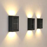 2pcs/lot LED Solar Lights For Outdoor Smart Waterproof Wall Lamp Powered Sunlight For Garden Decoration Wireless Street Lights