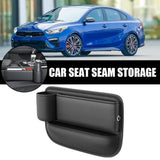 Car Multifunction Seat Gap Storage Bag For Car Seat Gap Filler With Phone Cup Holder PU Leather Car Interior Crevice Organizer