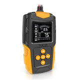 FOXSUR 12V 24V Car battery tester  LCD Battery Analyzer Car Charge Diagnostic Tool Gel AGM WET CA SLA Battery CCA IR SOH measure