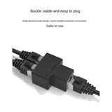 5PCS 1 To 2 Way LAN Ethernet Network Cable Splitter Adapter RJ45 Female Splitter Socket Connector Adapter For Laptop