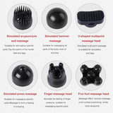 Wireless Handheld Massager 12 Modes Deep Tissue Vibration Massage for Muscle Back Neck Shoulder Body Pain Relief Massage Hammer