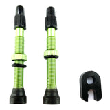VODOOL 1 Pair Stem Presta Valve 60mm Aluminum Alloy Anti-resistance Repairing Elements for Road MTB Bike Tubeless Tire Tyre
